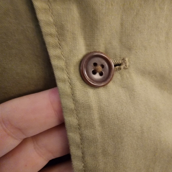 Vintage Ralph Lauren Polo Key West Khaki Green Embroidered Jacket Mens XL - Picture 11 of 12